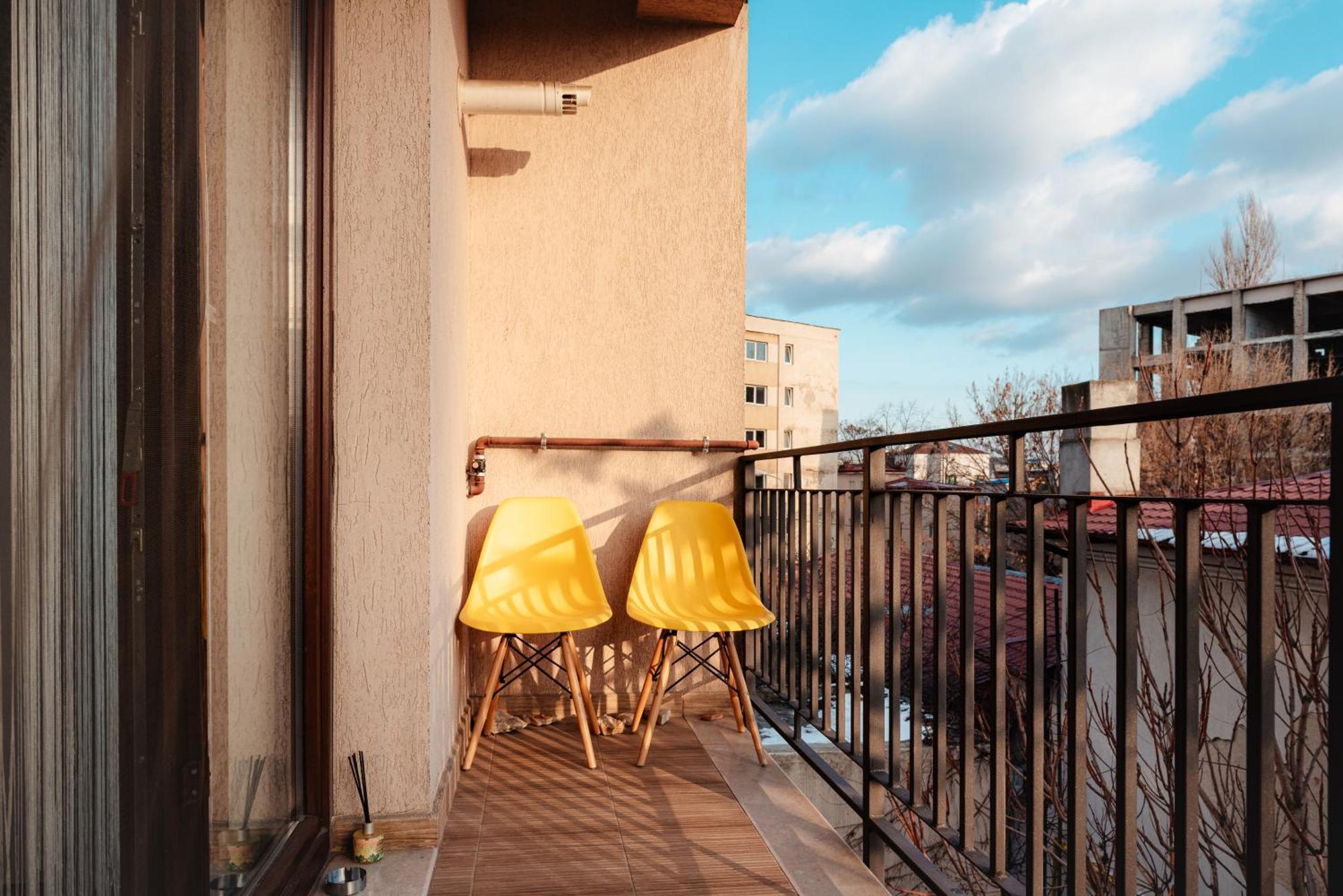 Downtown Apartment Boutique - Blue & Pink ブカレスト エクステリア 写真